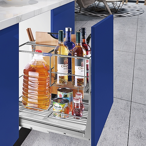 圓鋼鐵納米調(diào)味籃400柜